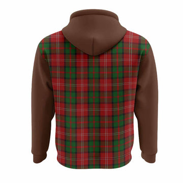 Nesbitt (Nisbet) Tartan Accent Hoodie with Family Crest