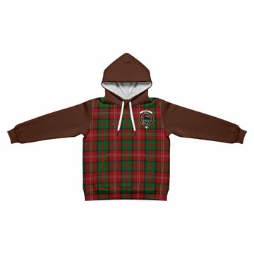 Nesbitt (Nisbet) Tartan Accent Kid Hoodie with Family Crest