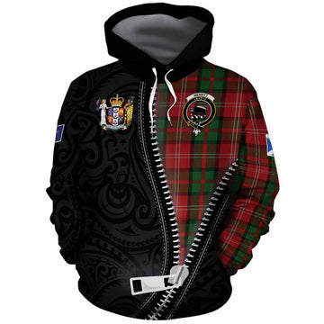 Nesbitt (Nisbet) Tartan Cotton Hoodie New Zealand Pattern Unique Zipper Stylized
