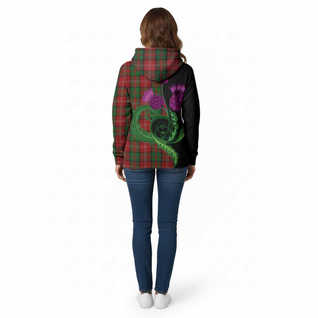 Nesbitt (Nisbet) Tartan Cotton Hoodie Traditional Scottish Thistle