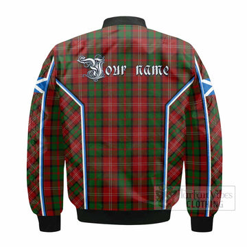 Nesbitt (Nisbet) Tartan Crest Bomber Jacket Scotland Coat of Arm Flag Style