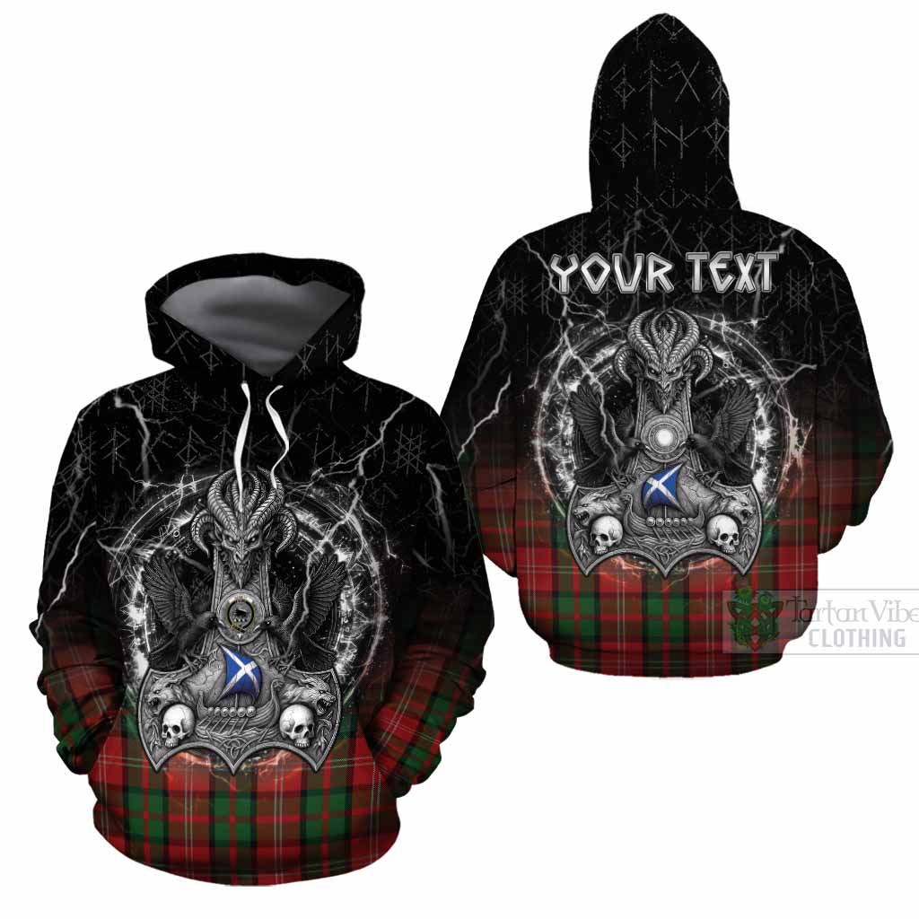 Nesbitt (Nisbet) Tartan Crest Cotton Hoodie Celtic Odin's Raven Legacy