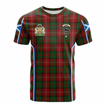 Nesbitt (Nisbet) Tartan Crest Cotton T-shirt Scotland Coat of Arm Flag Style