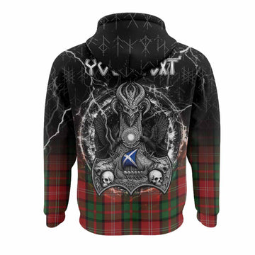 Nesbitt (Nisbet) Tartan Crest Hoodie Celtic Odin's Raven Legacy