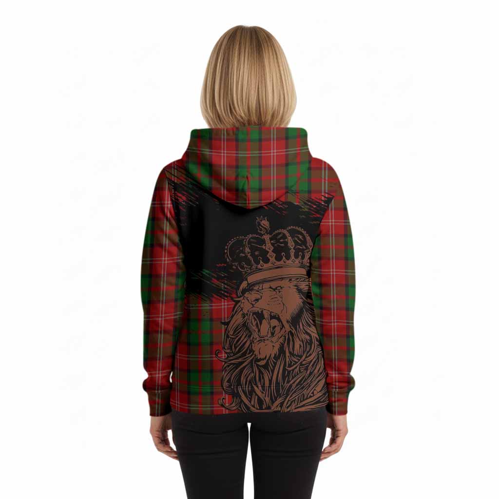 Nesbitt (Nisbet) Tartan Crest Hoodie Crowned Lion Heritage Style