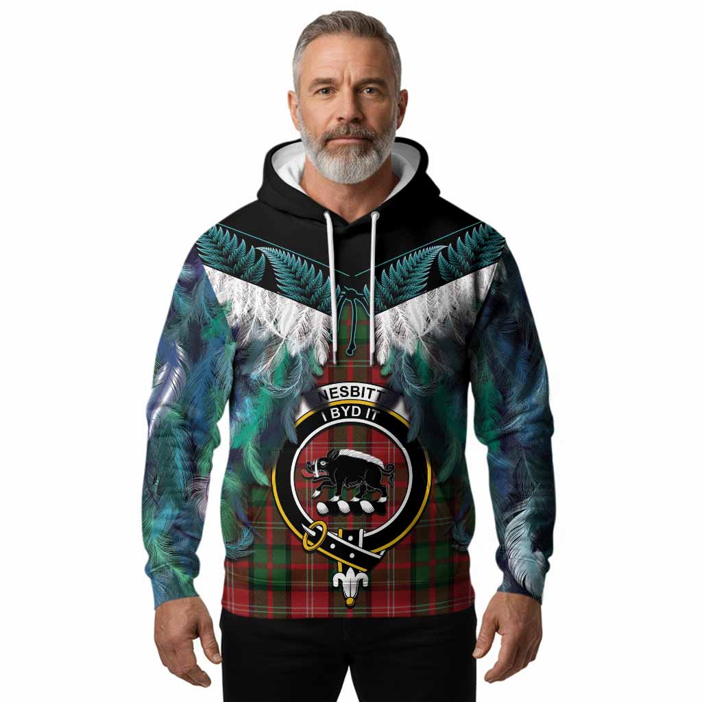 Nesbitt (Nisbet) Tartan Crest Hoodie New Zealand Maori Korowai Cloak