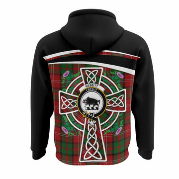 Nesbitt (Nisbet) Tartan Crest Hoodie Scottish Thistle Celtic Cross Alba Gu Brath