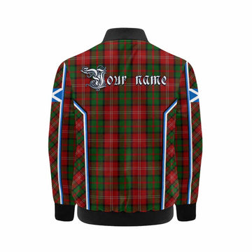 Nesbitt (Nisbet) Tartan Crest Kid Bomber Jacket Scotland Coat of Arm Flag Style - Tartan Vibes Clothing