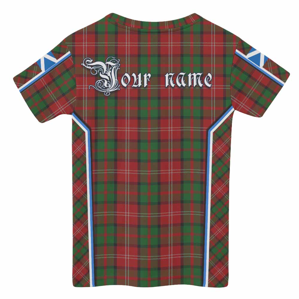 Nesbitt (Nisbet) Tartan Crest Kid T-shirt Scotland Coat of Arm Flag Style - Tartan Vibes Clothing