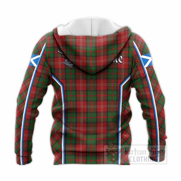 Nesbitt (Nisbet) Tartan Crest Knitted Hoodie Scotland Coat of Arm Flag Style