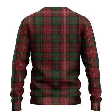 Nesbitt (Nisbet) Tartan Crest Knitted Sweater Ferocious Lion Style