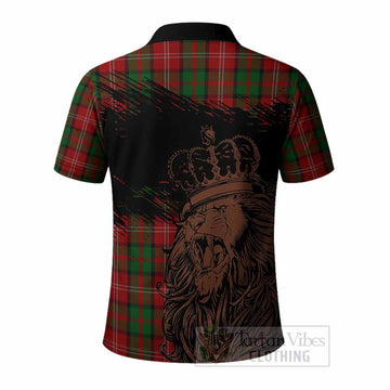 Nesbitt (Nisbet) Tartan Crest Polo Shirt Crowned Lion Heritage Style