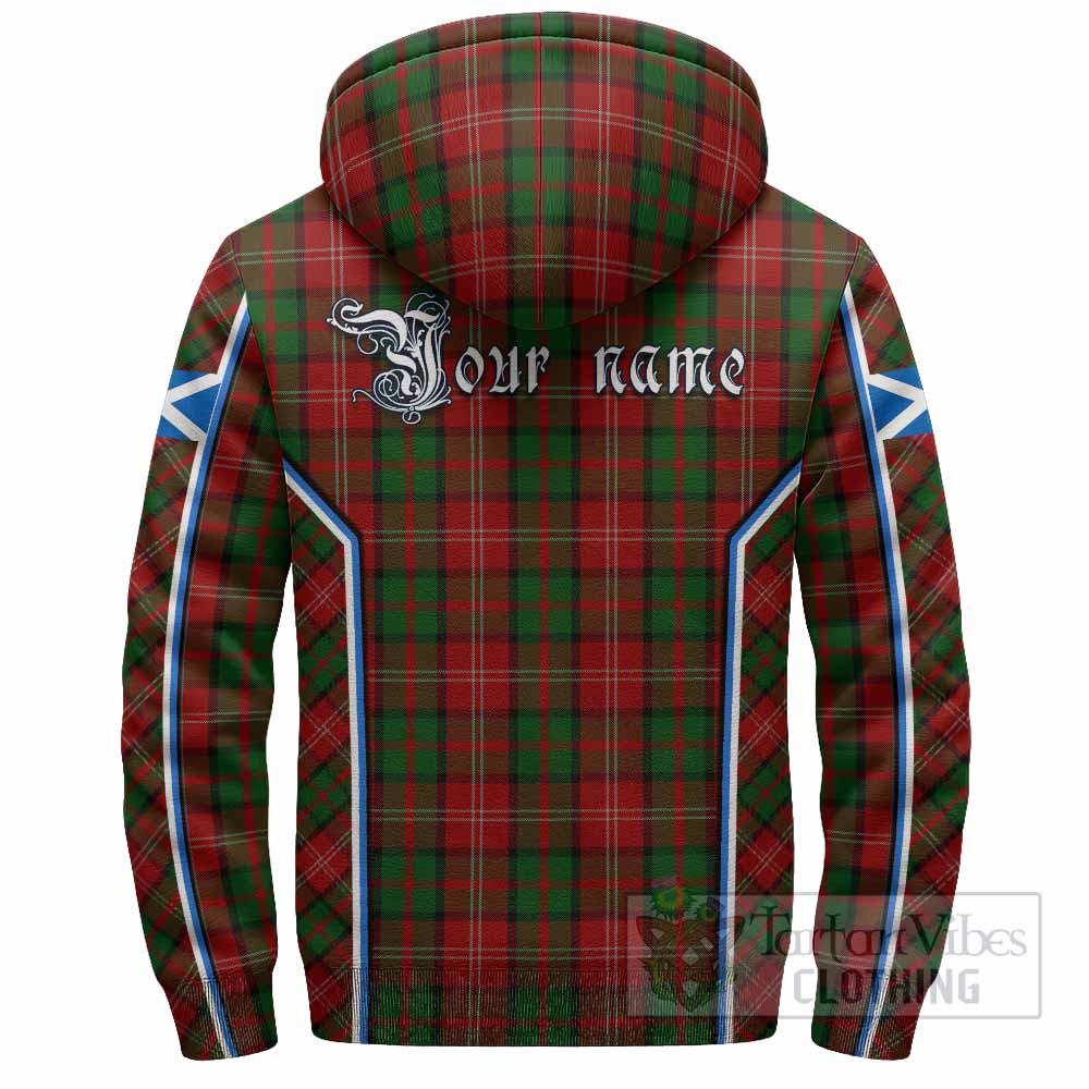 Nesbitt (Nisbet) Tartan Crest Sherpa Hoodie Scotland Coat of Arm Flag Style - Tartan Vibes Clothing
