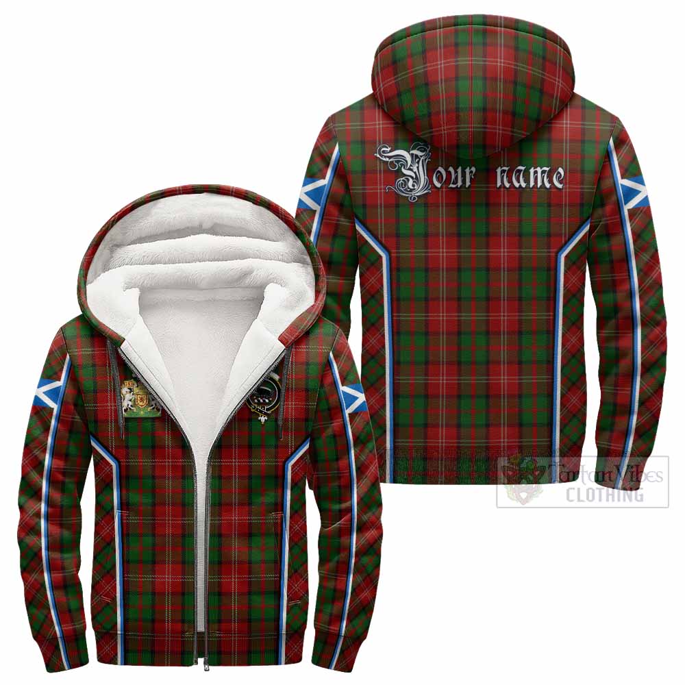 Nesbitt (Nisbet) Tartan Crest Sherpa Hoodie Scotland Coat of Arm Flag Style - Tartan Vibes Clothing