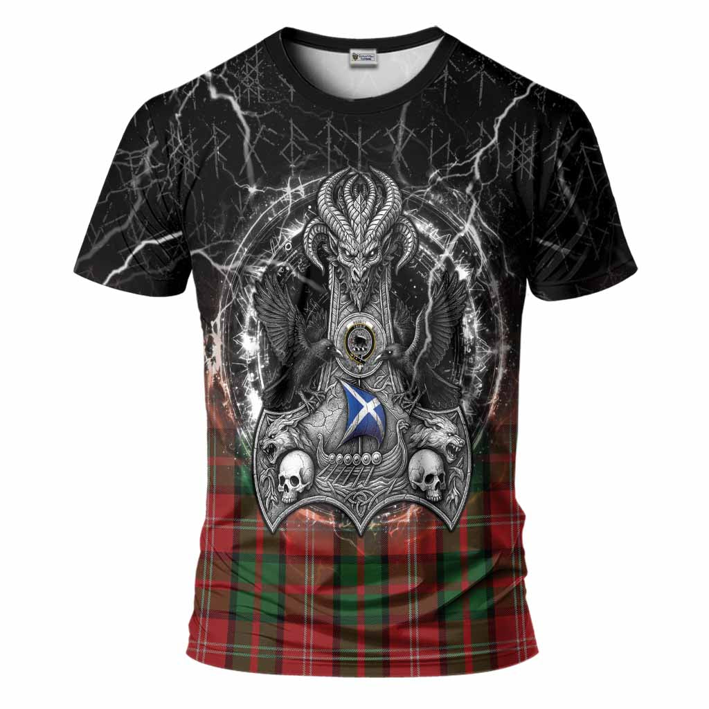 Nesbitt (Nisbet) Tartan Crest T-Shirt Celtic Odin's Raven Legacy