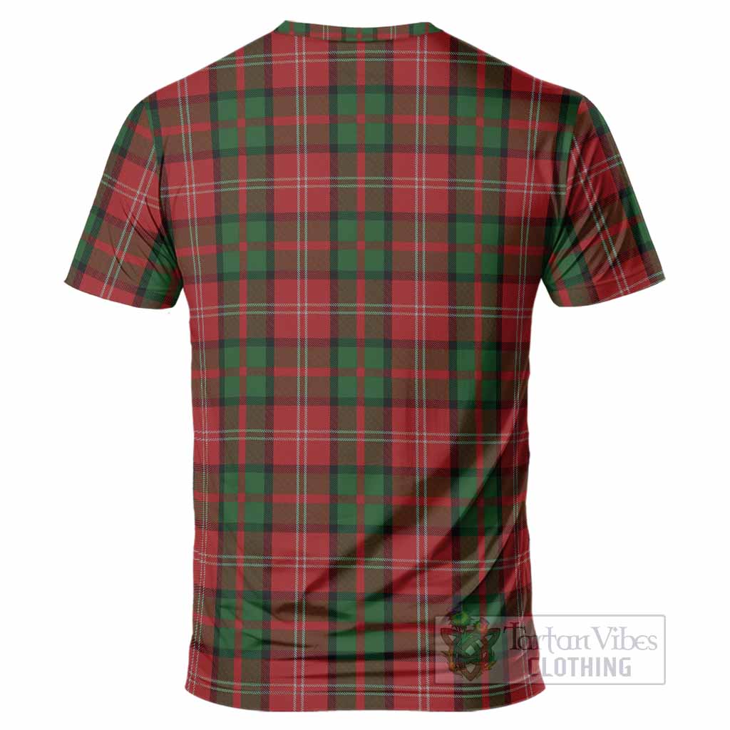 Nesbitt (Nisbet) Tartan Crest T-Shirt Ferocious Lion Style