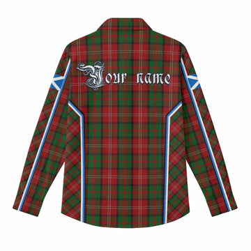 Nesbitt (Nisbet) Tartan Crest Women Casual Shirt Scotland Coat of Arm Flag Style - Tartan Vibes Clothing