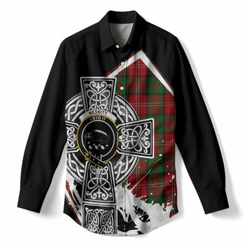Nesbitt (Nisbet) Tartan Crest Women Casual Shirt Scottish Celtic Cross Heritage