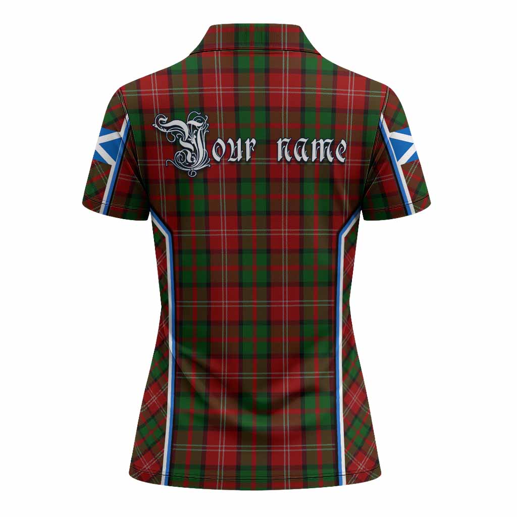 Nesbitt (Nisbet) Tartan Crest Women's Polo Shirt Scotland Coat of Arm Flag Style - Tartan Vibes Clothing
