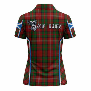 Nesbitt (Nisbet) Tartan Crest Women's Polo Shirt Scotland Coat of Arm Flag Style - Tartan Vibes Clothing