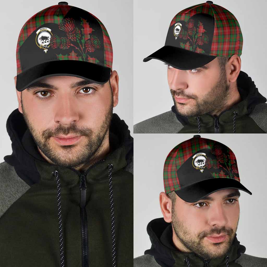 Nesbitt (Nisbet) Tartan Family Crest Classic Cap Scotland Thistle Floral Flag Style