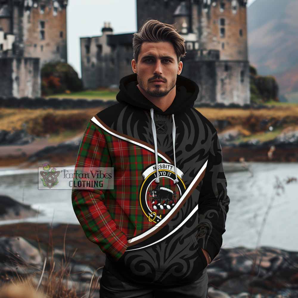 Nesbitt (Nisbet) Tartan Family Crest Cotton Hoodie Celtic Scottish Thistle Floral - Tartan Vibes Clothing