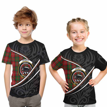 Nesbitt (Nisbet) Tartan Family Crest Kid T-shirt Celtic Scottish Thistle Floral - Tartan Vibes Clothing