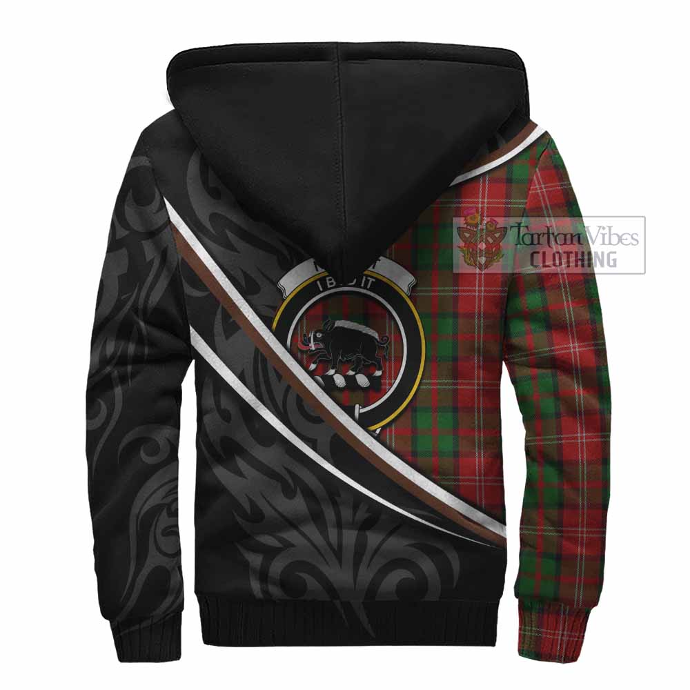 Nesbitt (Nisbet) Tartan Family Crest Sherpa Hoodie Celtic Scottish Thistle Floral - Tartan Vibes Clothing