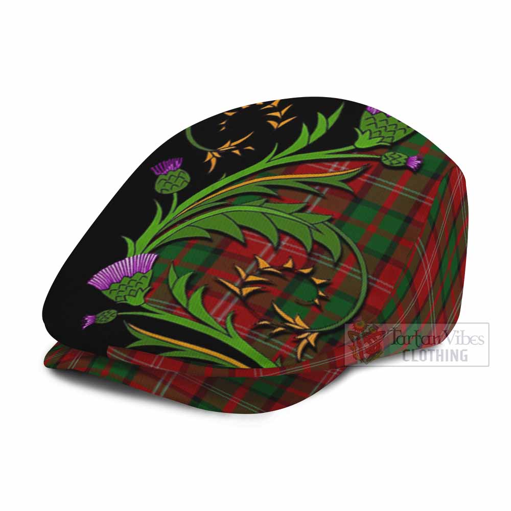 Nesbitt (Nisbet) Tartan Flat Cap, Jeff Cap Scottish Thistle Pride Heritage Art