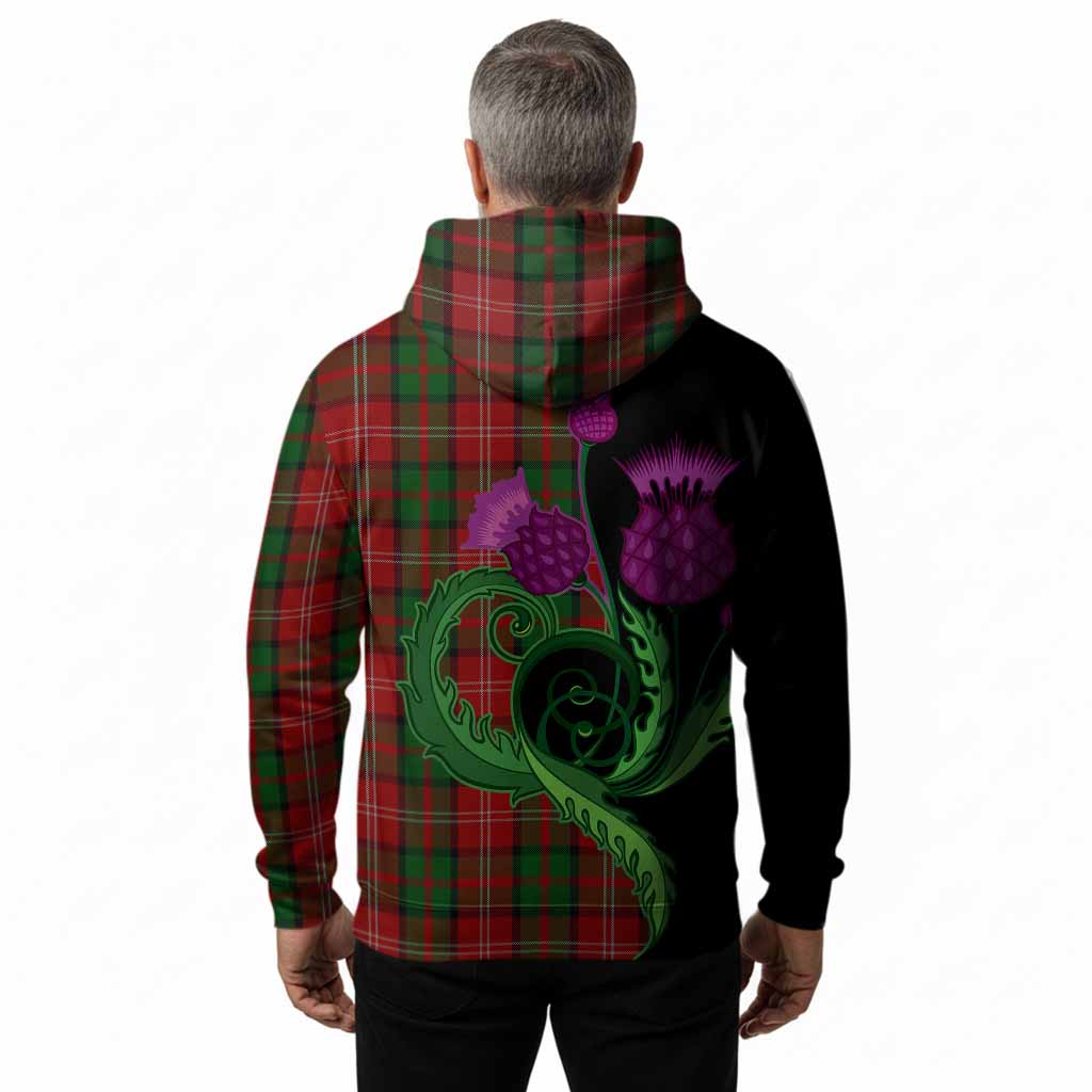 Nesbitt (Nisbet) Tartan Hoodie Traditional Scottish Thistle
