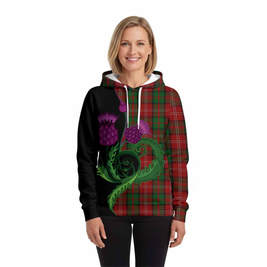 Nesbitt (Nisbet) Tartan Hoodie Traditional Scottish Thistle