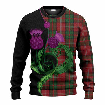 Nesbitt (Nisbet) Tartan Knitted Sweater Traditional Scottish Thistle