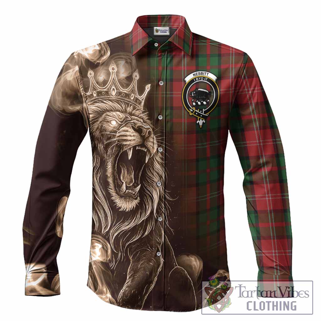 Nesbitt (Nisbet) Tartan Long Sleeve Button Shirts Roaring Lion Heritage