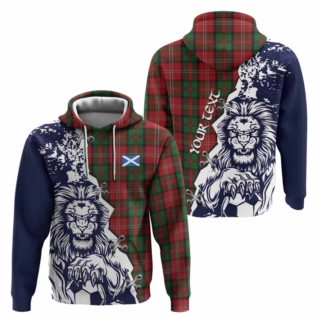 Nesbitt (Nisbet) Tartan Scottish Hoodie Angry Lion With Soccer Ball Style