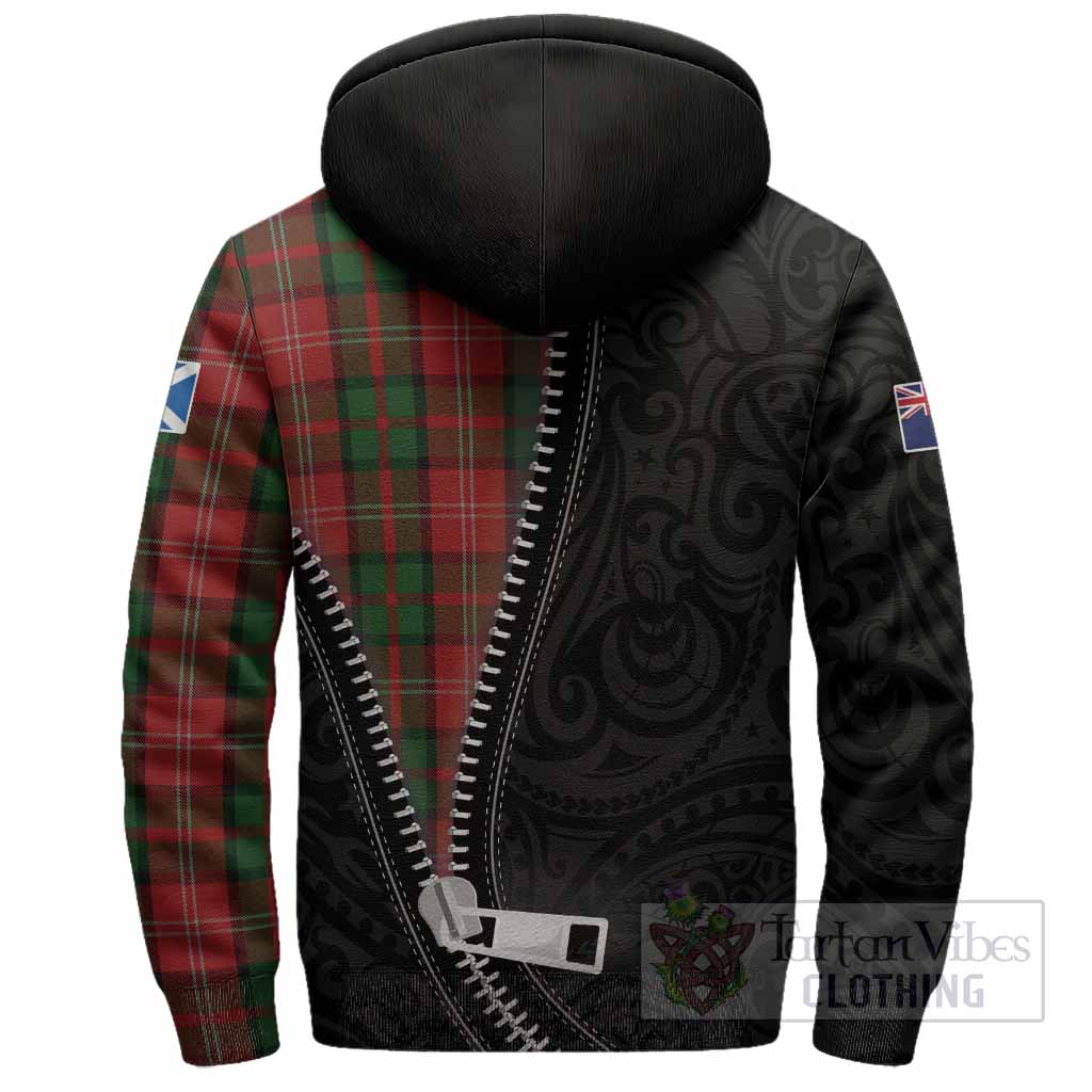 Nesbitt (Nisbet) Tartan Sherpa Hoodie New Zealand Pattern Unique Zipper Stylized