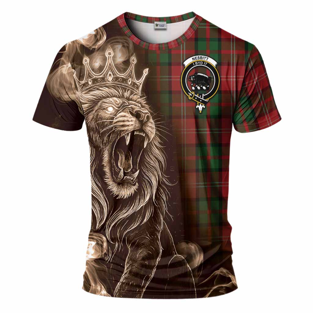 Nesbitt (Nisbet) Tartan T-Shirt Roaring Lion Heritage