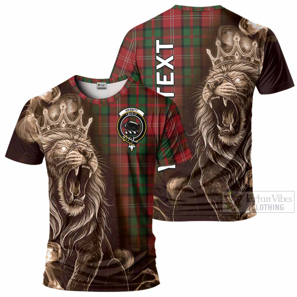 Nesbitt (Nisbet) Tartan T-Shirt Roaring Lion Heritage