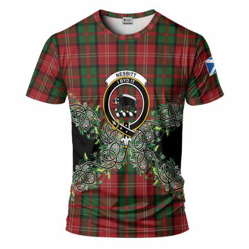 Nesbitt (Nisbet) Tartan T-Shirt Thistle Scottish Spirit