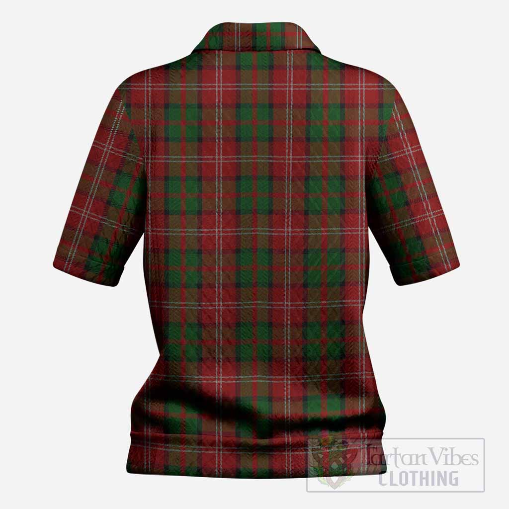 Nesbitt (Nisbet) Tartan Women’s Polo Sweater Top with Family Crest