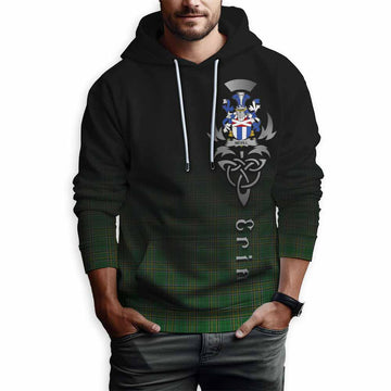 Nevill Irish Clan Hoodie with Coat of Arms Erin Go Bragh Celtic Inspired Pullover Hoodie - Tartan Vibes Clothing