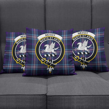 Nevoy Tartan Pillow Cover with Family Crest Rectangle Pillow Cover 51*91cm - Tartan Vibes Clothing
