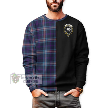 Nevoy Tartan Sweatshirt with Family Crest and Half Of Me Style Unisex - Tartan Vibes Clothing