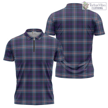 Nevoy Tartan Zipper Polo Shirt Unisex - Tartan Vibes Clothing