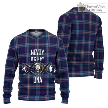 Nevoy Tartan Ugly Sweater with Family Crest DNA In Me Style Unisex - Tartan Vibes Clothing