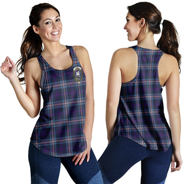 Nevoy Tartan Women Racerback Tanks with Family Crest 4XL - Tartan Vibes Clothing