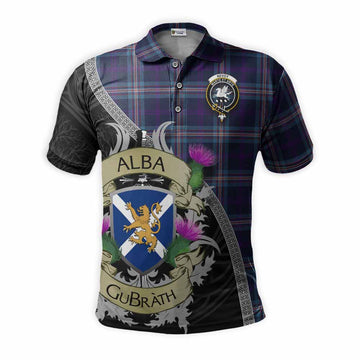 Nevoy Tartan Family Crest Polo Shirt Lion Rampant Royal Thistle Shield Celtic Inspired Kid - Tartan Vibes Clothing