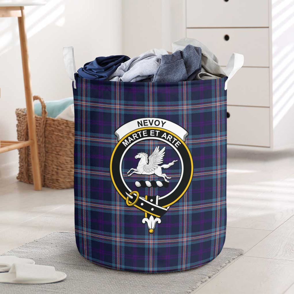 Nevoy Tartan Laundry Basket with Family Crest One Size - Tartan Vibes Clothing