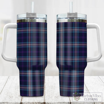 Nevoy Tartan Tumbler with Handle One Size 40 OZ - Tartan Vibes Clothing