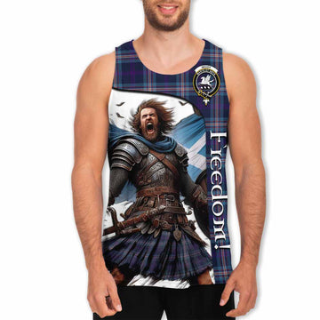 Nevoy Crest Tartan Men's Tank Top Inspired by the Freedom of Scottish Warrior Men - Tartan Vibes Clothing