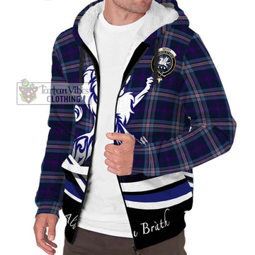 Nevoy Tartan Sherpa Hoodie with Alba Gu Brath Regal Lion Emblem Unisex S - Tartan Vibes Clothing